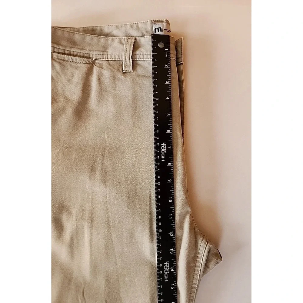 Travis Mathews Pants Sz 38 Performance Stretch Chinos Khaki Tan Golf Preppy READ